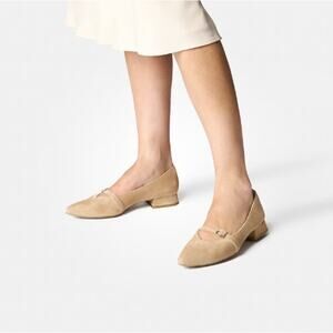 Paul Green Women's Beige Super Soft Ballerina Size 3 -‎ US 5.5